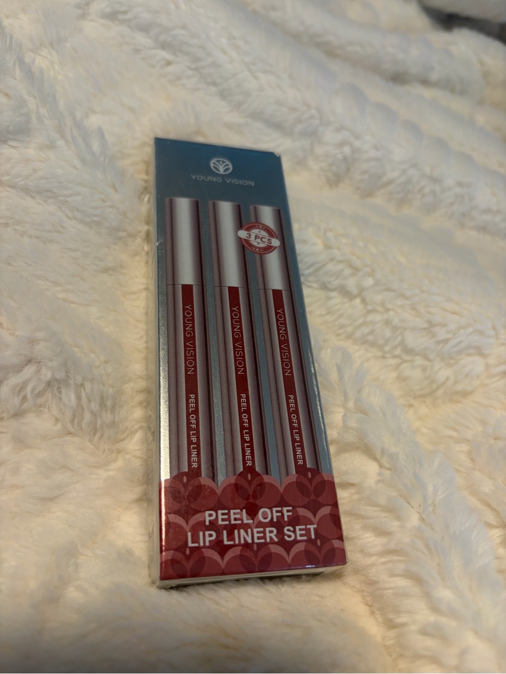 Young Vision Peel Off Lip Liner Set - Rose/Burgundy Shades